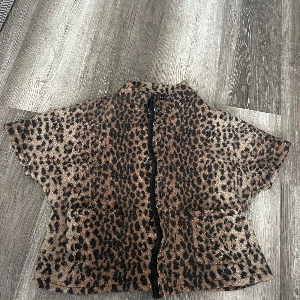 Wool cropped cardigan